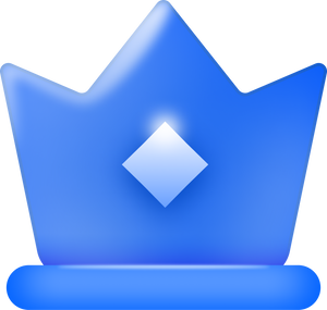 3d Crown icon